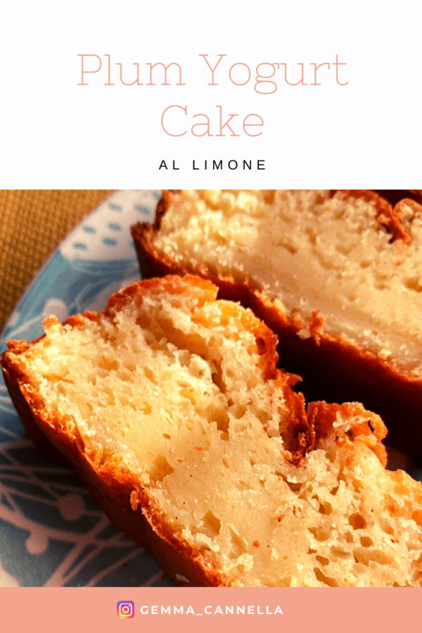 Plum Yogurt Cake al&nbsp;limone